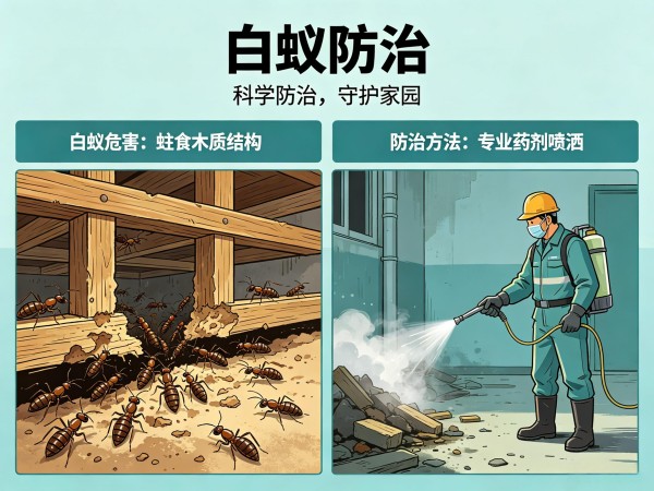 白蚁防疫站有用吗 家里长白蚁怎么处理